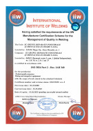 01. Certificate ISO 3834-2 welding